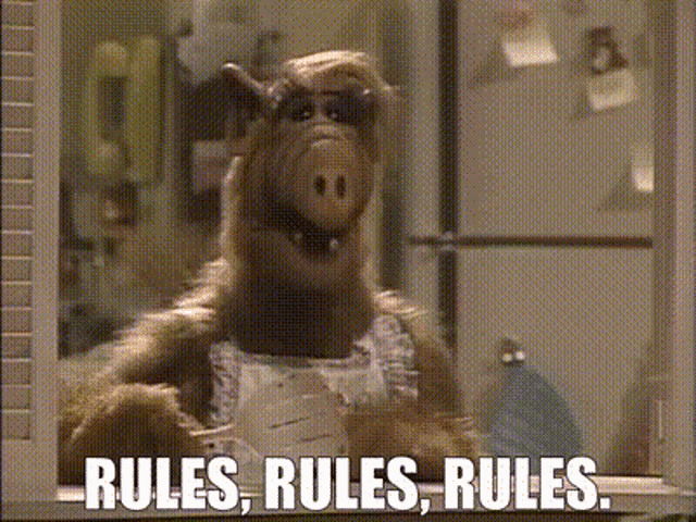 Alf Rules Rules Rules GIF - Alf Rules Rules Rules Rules GIFs
