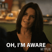 Oh I'M Aware Maggie Mcpherson GIF - Oh I'M Aware Maggie Mcpherson Neve Campbell GIFs