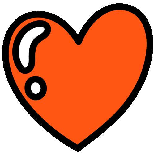 Heart Love Sticker - Heart Love Corazon Stickers