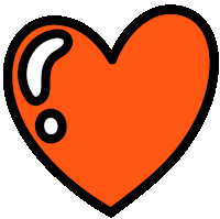 Heart Love Sticker - Heart Love Corazon Stickers