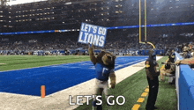 Detroit Lions Roary GIF