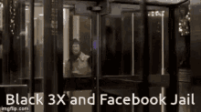 Facebook Jail Black3x GIF - Facebook Jail Black3x Spinning Door GIFs