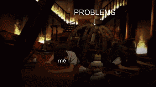 Anime Problems GIF - Anime Problems Escape From Reality - Discover & Share  GIFs