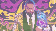 Santos Escobar Entrance GIF - Santos Escobar Entrance Pose GIFs