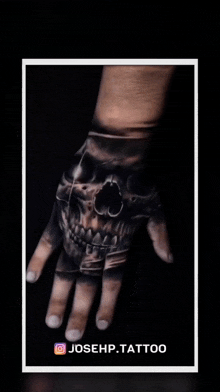 Josehptattoo Skull GIF - Josehptattoo Skull Hand GIFs