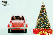 volkswagen beetle christmas christmas tree christmas lights