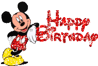 Hbd Birthday Sticker - Hbd Birthday Mickey Mouse Stickers
