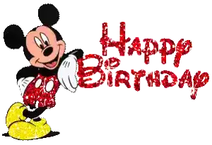 Hbd Birthday Sticker - Hbd Birthday Mickey Mouse Stickers