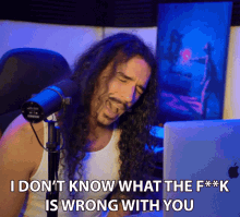 I Dont Know What The Fuck Is Wrong With You Anthony Vincent GIF - I Dont Know What The Fuck Is Wrong With You Anthony Vincent Ten Second Songs GIFs