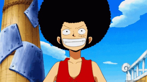 One Piece Afro Luffy GIF - One Piece Afro Luffy Thumbs Up GIFs