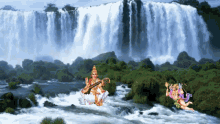 Jai Veer Hanuman Waterfalls GIF
