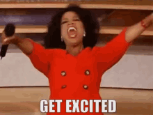 Get Excited Excited GIF - Get Excited Excited Oprah GIFs