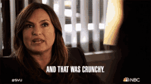 And That Was Crunchy Olivia Benson GIF - And That Was Crunchy Olivia Benson Law And Order Special Victims Unit GIFs