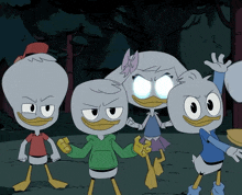The Kids Take On Crownus Ducktales GIF - The Kids Take On Crownus Ducktales Huey GIFs