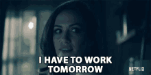 i have to work tomorrow theodora kate siegel the haunting of hill house netflix