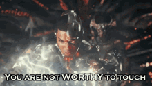justice league steppenwolf not worthy to touch mother motherbox motherboxes