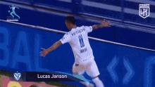 Running Lucas Janson GIF - Running Lucas Janson Liga Profesional De Fútbol De La Afa GIFs