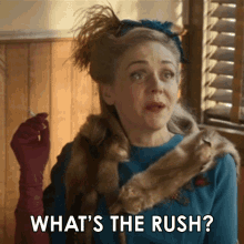 Whats The Rush Maisie GIF