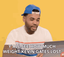 Yall See How Much Weight Kevin Gates Lost You Will All See GIF - Yall See How Much Weight Kevin Gates Lost You Will All See Lose Weight GIFs