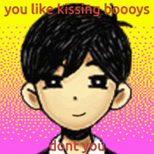 Omori Kissing Boys GIF - Omori Kissing Boys GIFs