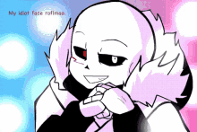 Ink Sans With Cross Sans Being Weird GIF