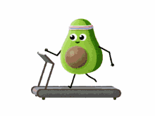 avocado workout jogging