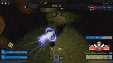 a screenshot of a video game with the number 292.5 on the screen