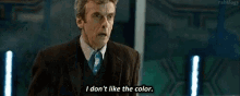 doctor who 12th color what wierd