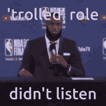 Trolled Rlle Trolled Role GIF - Trolled Rlle Trolled Role Did Not Listen GIFs