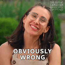 Obviously Wrong Camila GIF - Obviously Wrong Camila The Great Canadian Baking Show GIFs