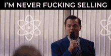 Never Selling Wolf Of Wall Street GIF - Never Selling Wolf Of Wall Street Wallstreet GIFs