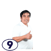 a man giving a thumbs up with the name flor perpetua