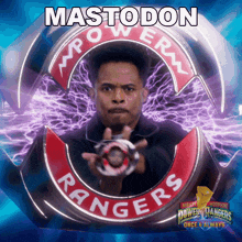 mastodon black ranger zack taylor mighty morphin power rangers once and always morphin sequence