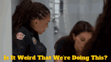 Station19 Vic Hughes GIF - Station19 Vic Hughes Is It Weird That Were Doing This GIFs