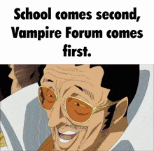 Vampire Forum Comes First GIF - Vampire Forum Comes First First GIFs