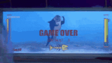 a game that has the word game over at the bottom