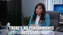 Superstore Amy Sosa GIF - Superstore Amy Sosa Theres No Performance Necessary GIFs