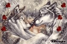 wolf kiss glitter sparkle