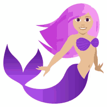 mermaid joypixels siren mythical creature happy