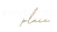 a white background with the words " favorite place " written on it
