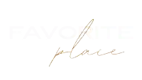 a white background with the words " favorite place " written on it