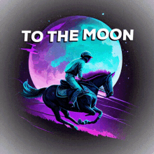 Edenhorse To The Moon GIF - Edenhorse To The Moon GIFs