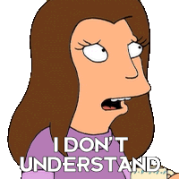 I Dont Understand Michelle Sticker - I Dont Understand Michelle Futurama Stickers