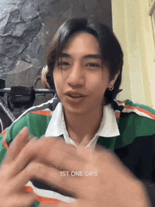 1st One 1st One Alpha Rock Sign GIF - 1st One 1st One Alpha Rock Sign Geng GIFs