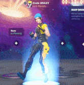 a screenshot of a video game with the name code braxy