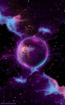 Out Of This World Outer Space GIF - Out Of This World Outer Space Purple GIFs