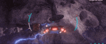 a screenshot of a video game with the words escape the nebula at the top