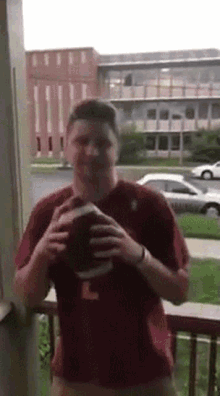 Got Hit By A Ball People Are Awesome GIF - Got Hit By A Ball People Are Awesome Throw Ball GIFs