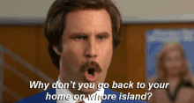 Go Back To Your Home Whore Island GIF - Go Back To Your Home Whore Island Mad GIFs