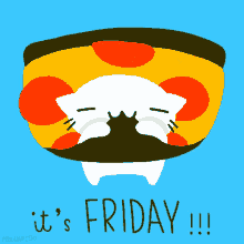 Cat Friday GIF - Cat Friday Pizza GIFs